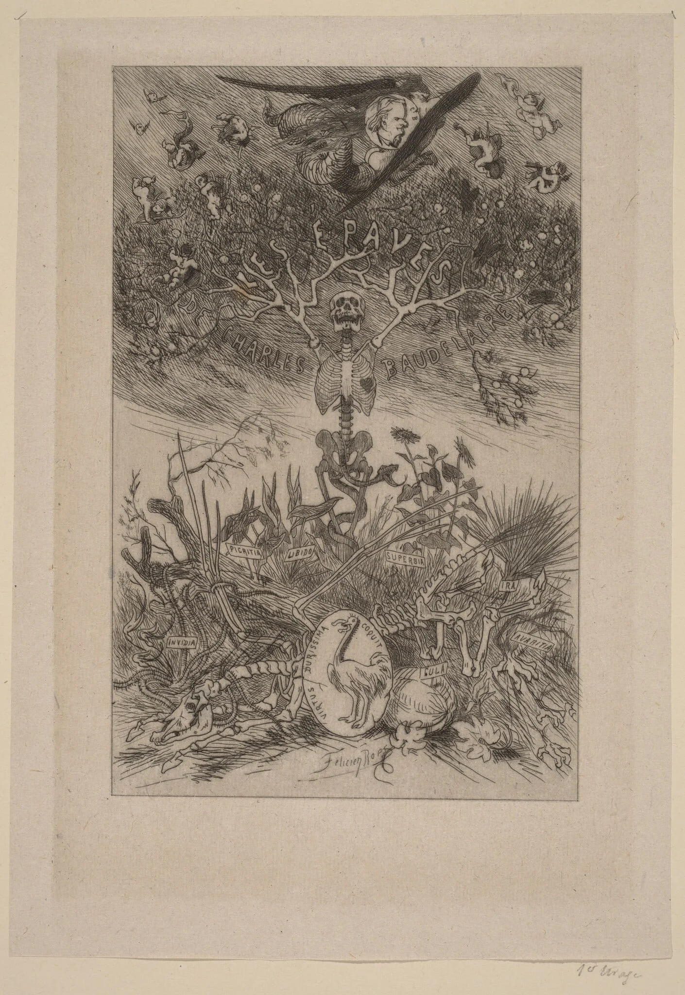 Frontispiece: The Waifs (Les Epaves), detail