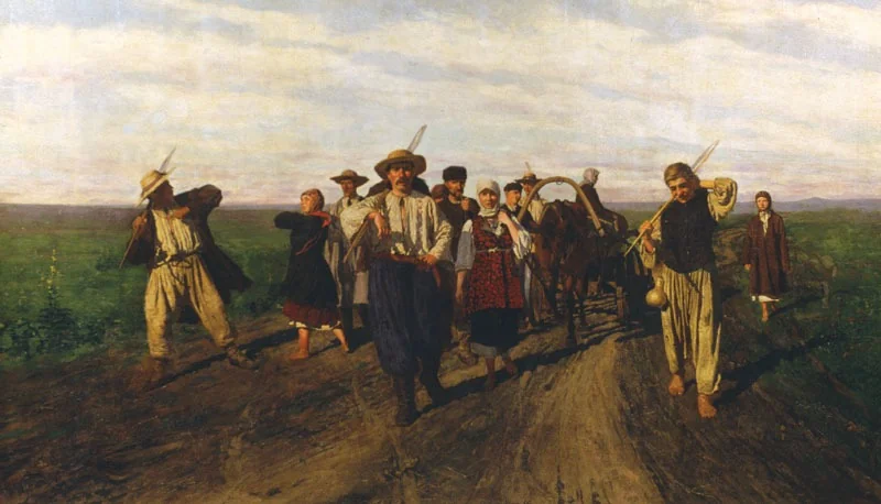 На заробітки, detail