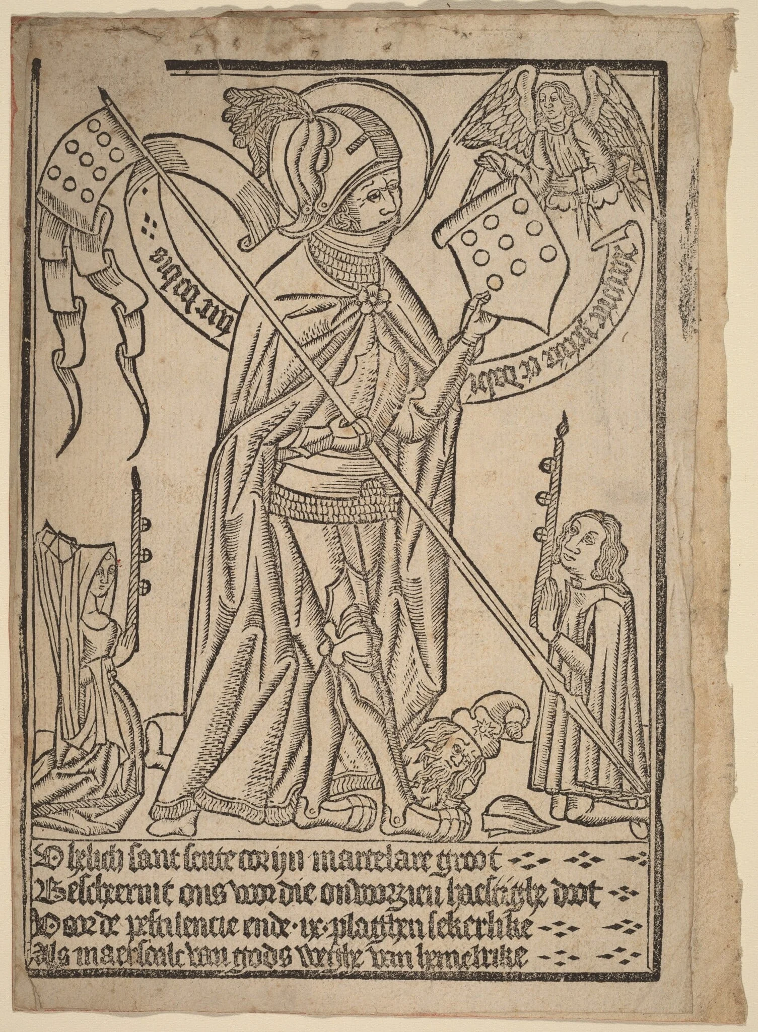 Saint George (?), detail