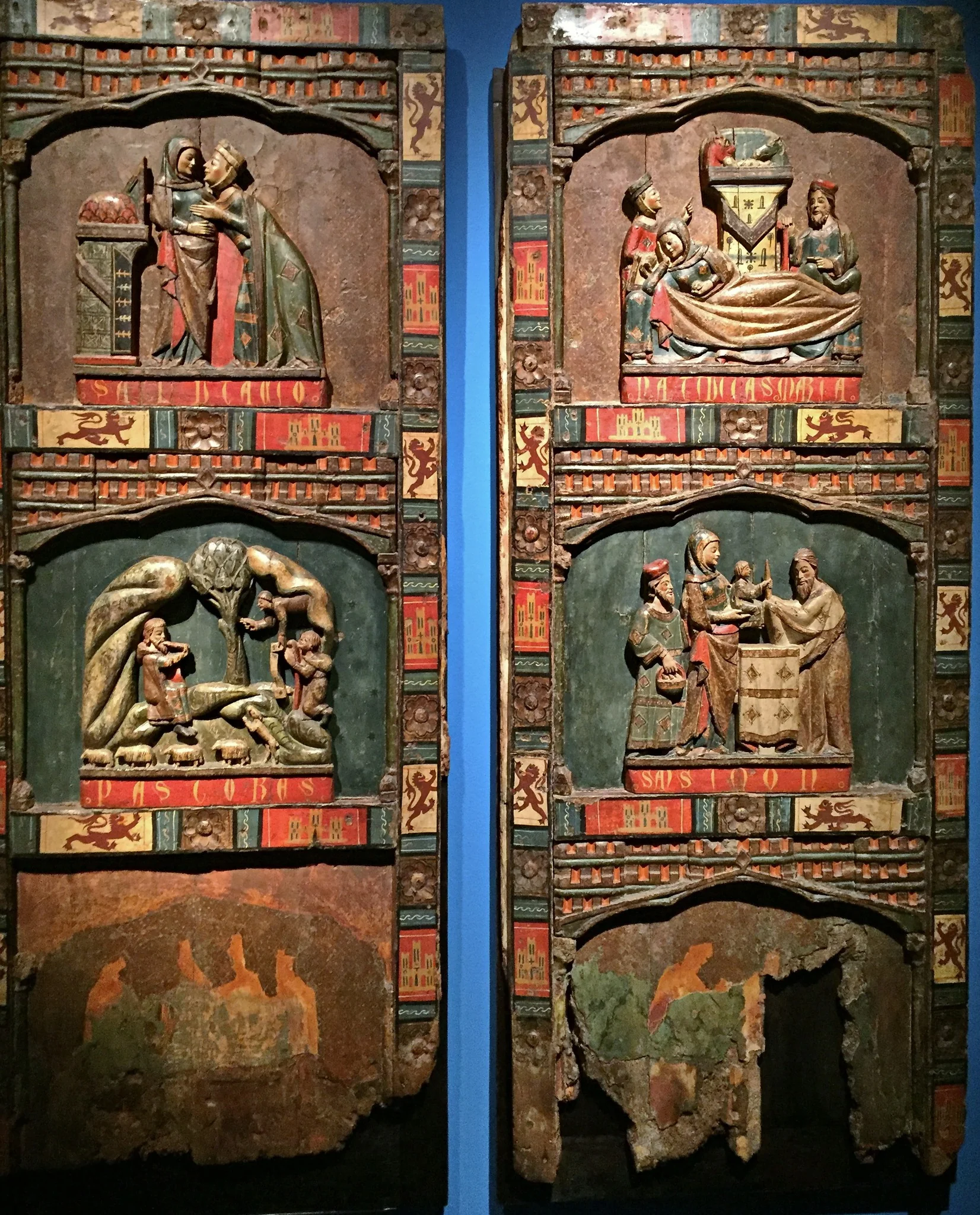 Retaule de la infantesa de Crist, detail