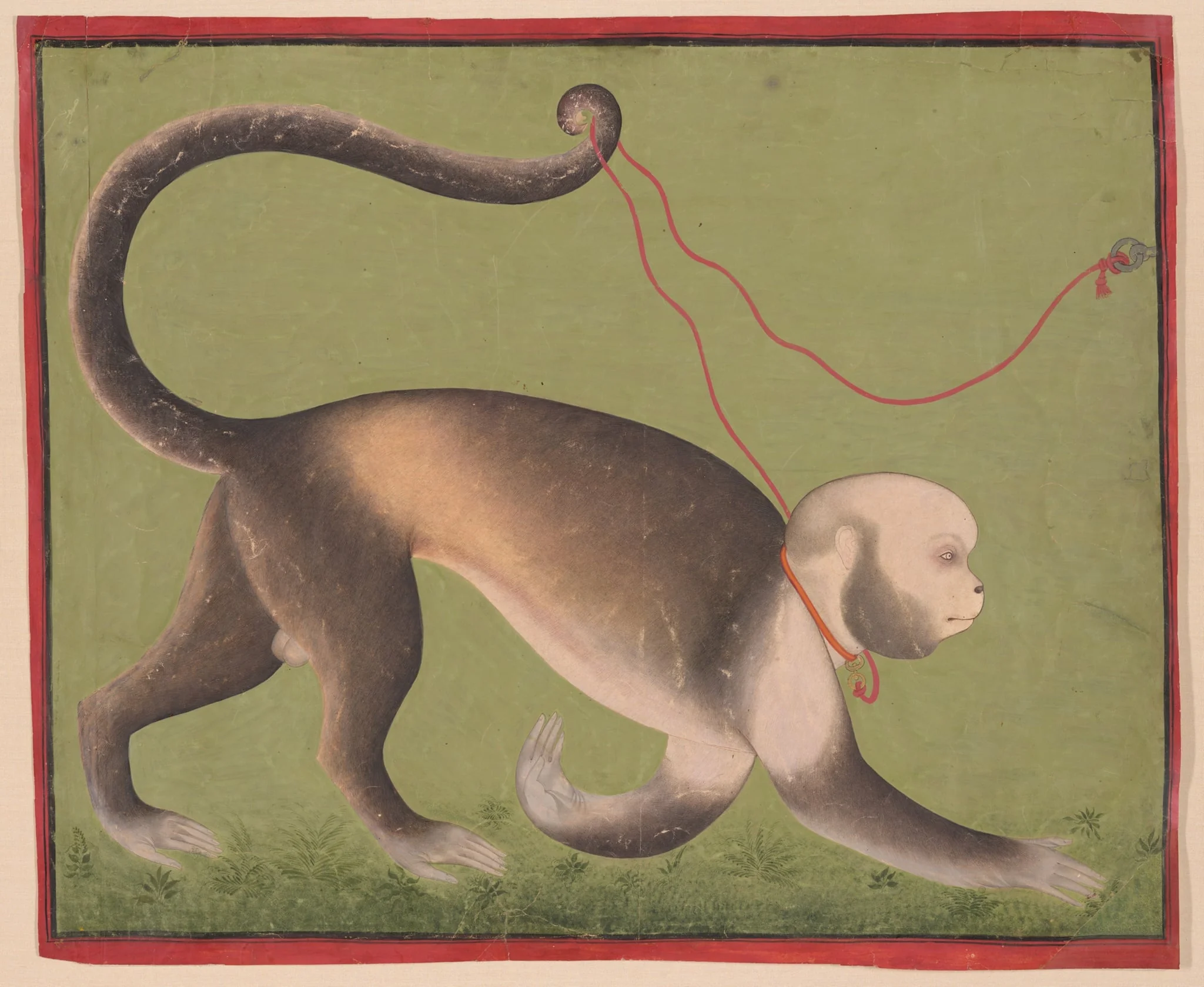 A Monumental Portrait of a Monkey, detail