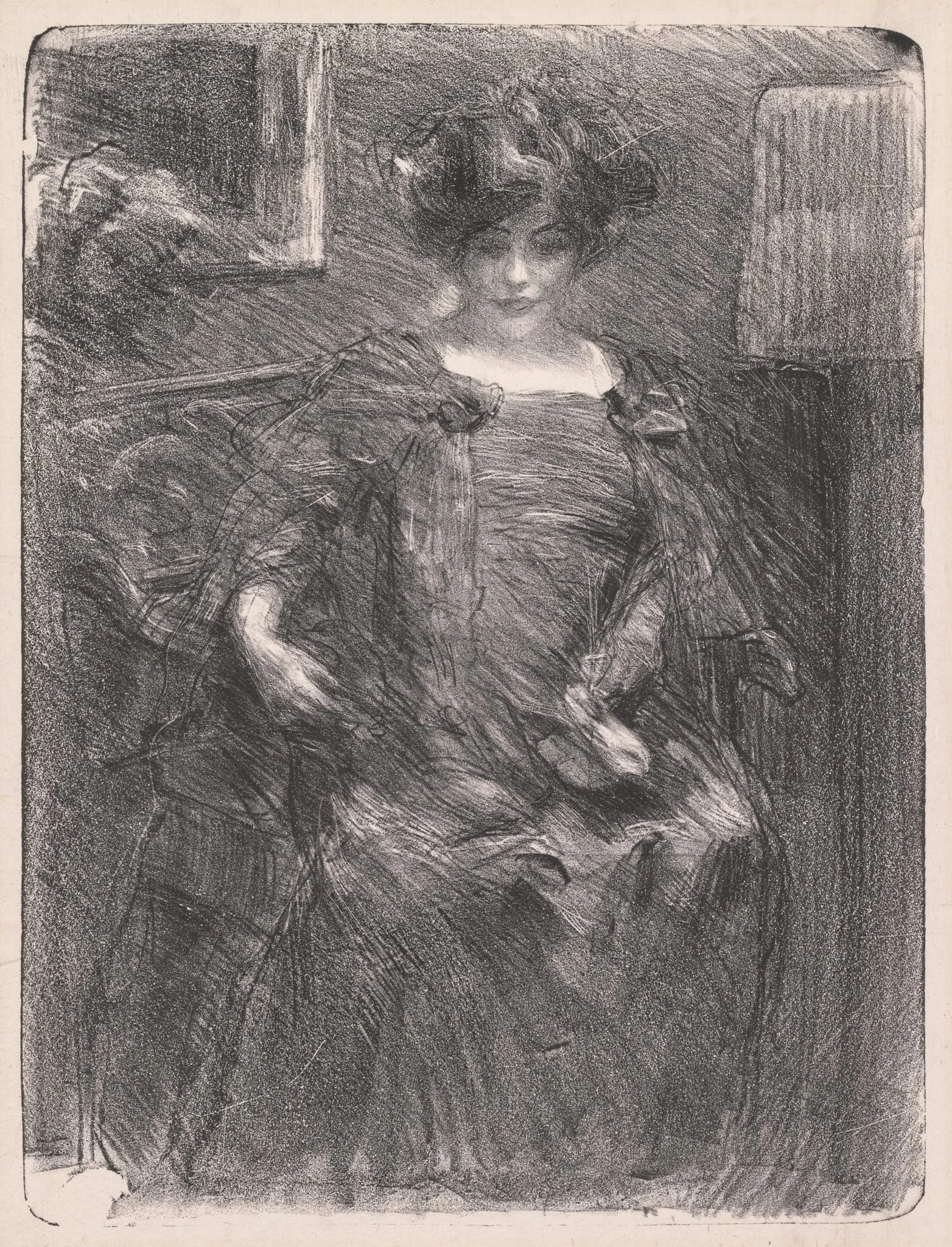 Untitled (Woman), detail
