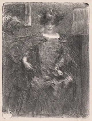 Untitled (Woman), by Albert de Belleroche, 1908