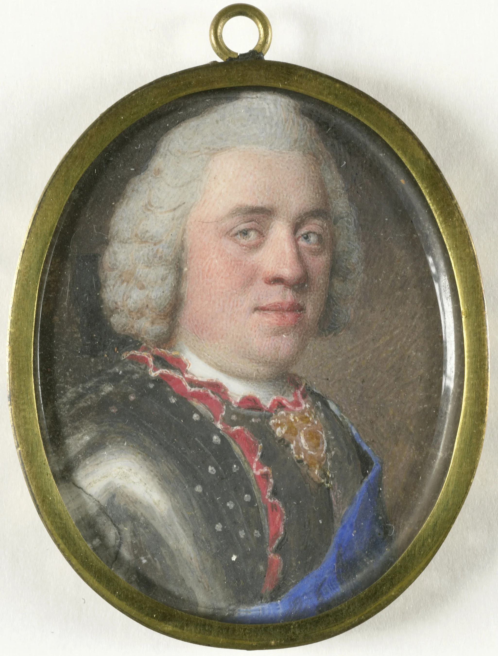 Portrait of Willem IV van Oranje- Nassau (1711-1751), detail