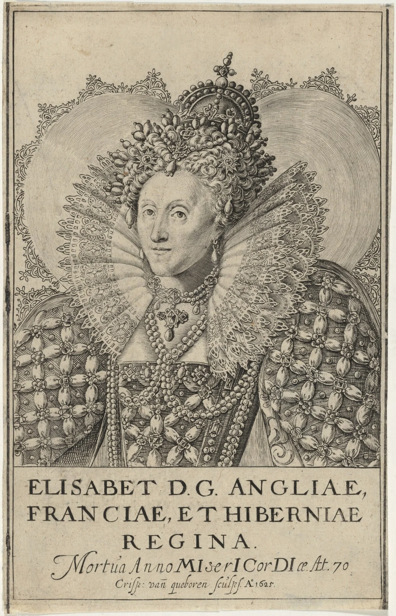 Queen Elizabeth, detail