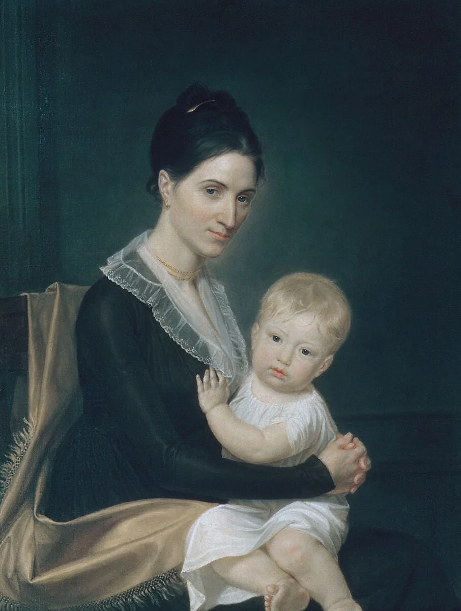 Mrs. Marinus Willett and Her Son Marinus, Jr., detail