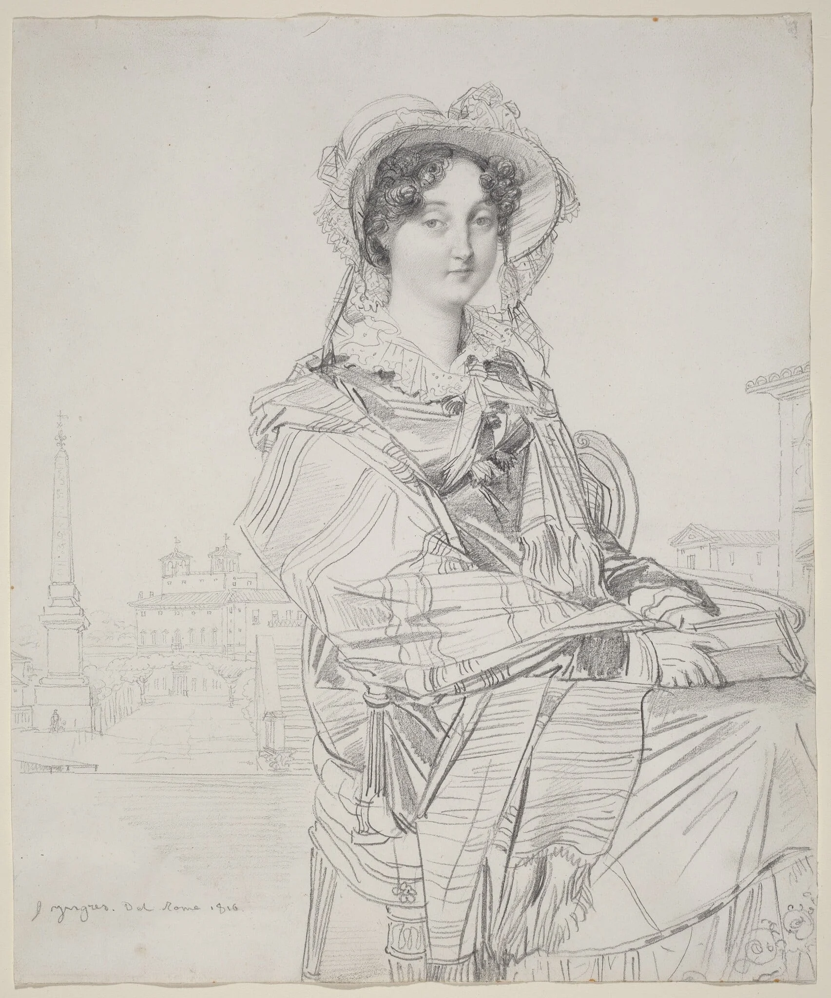 Mrs. Charles Badham, detail