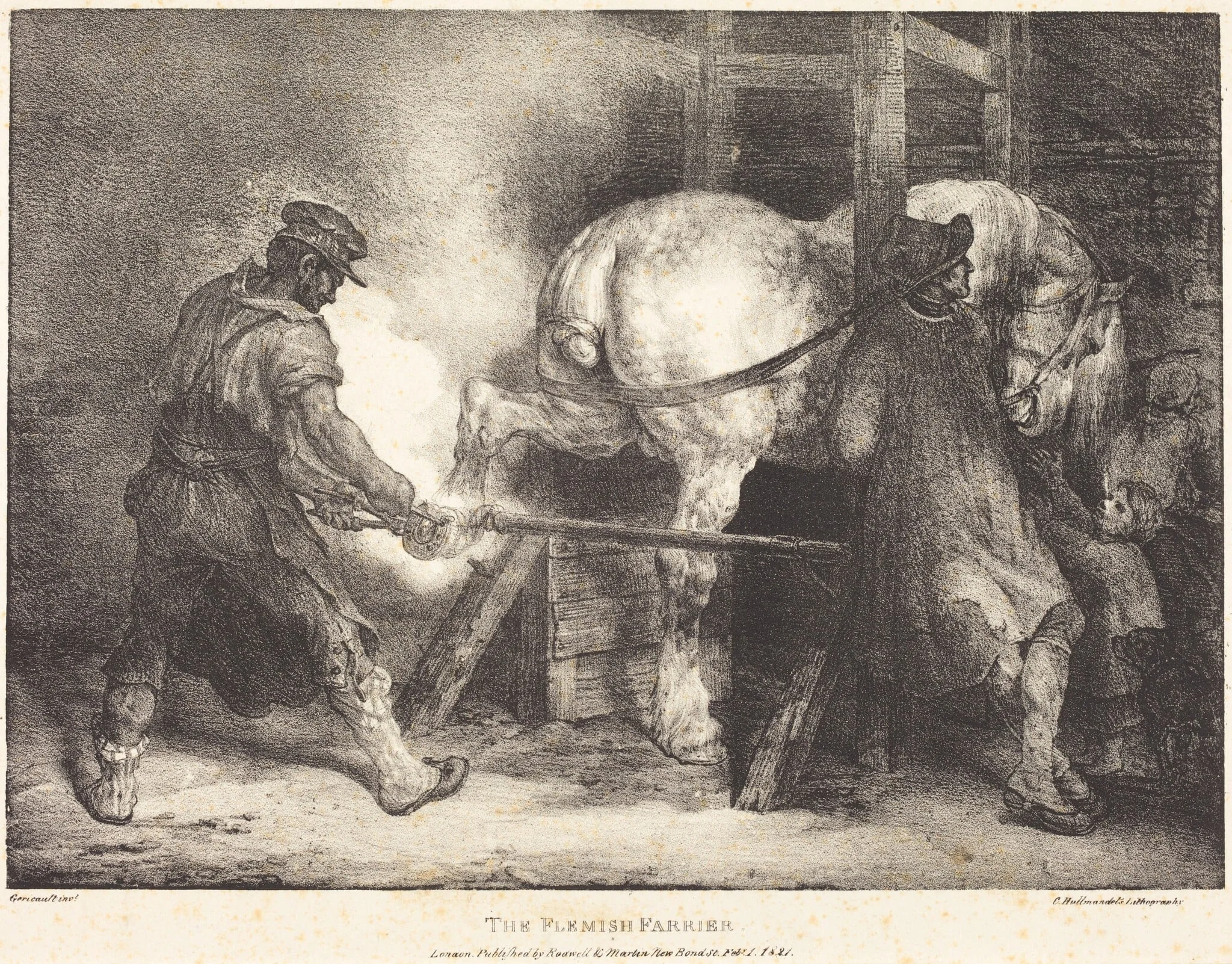 The Flemish Farrier, detail
