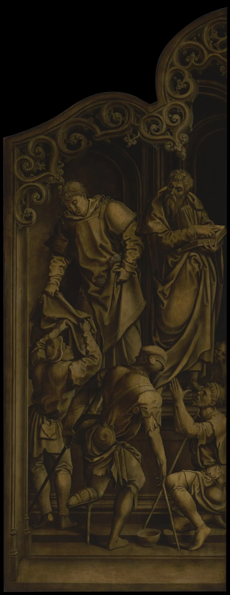 Saint Martin and Saint Mark, detail