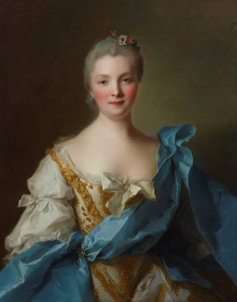 Madame de La Porte, by Jean-Marc Nattier, oil, 1754