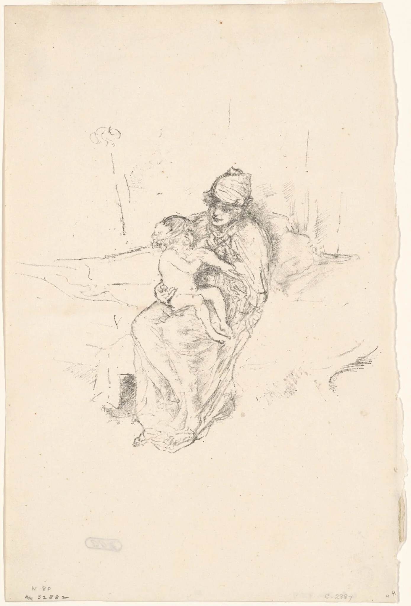 Mother and Child, No. 1, detail