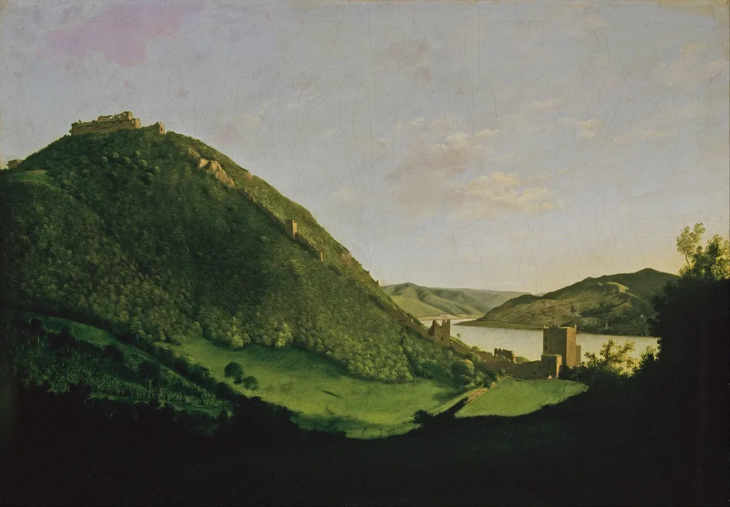 Visegrád, by Károly Markó, oil, 1828