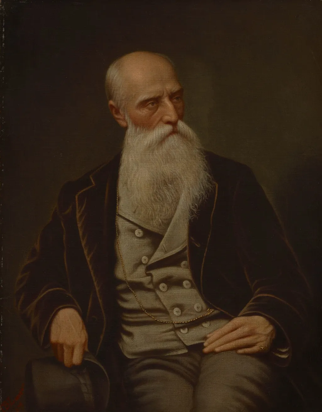 William Morris Hunt, by Thomas Bayley Lawson, oil, 1879