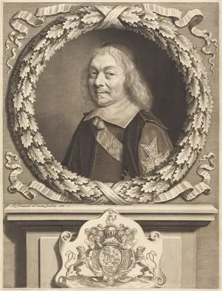 Henri-Auguste, Comte de Brienne, by Robert Nanteuil, ink, 1660