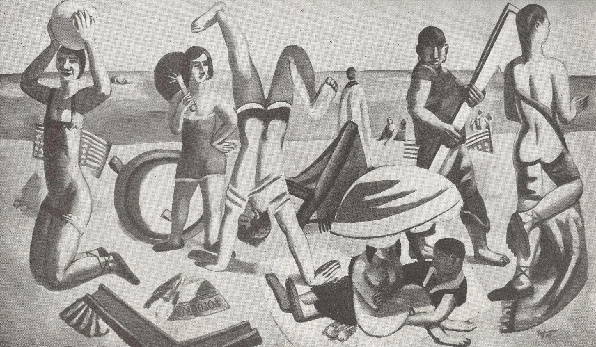 The Beach, detail