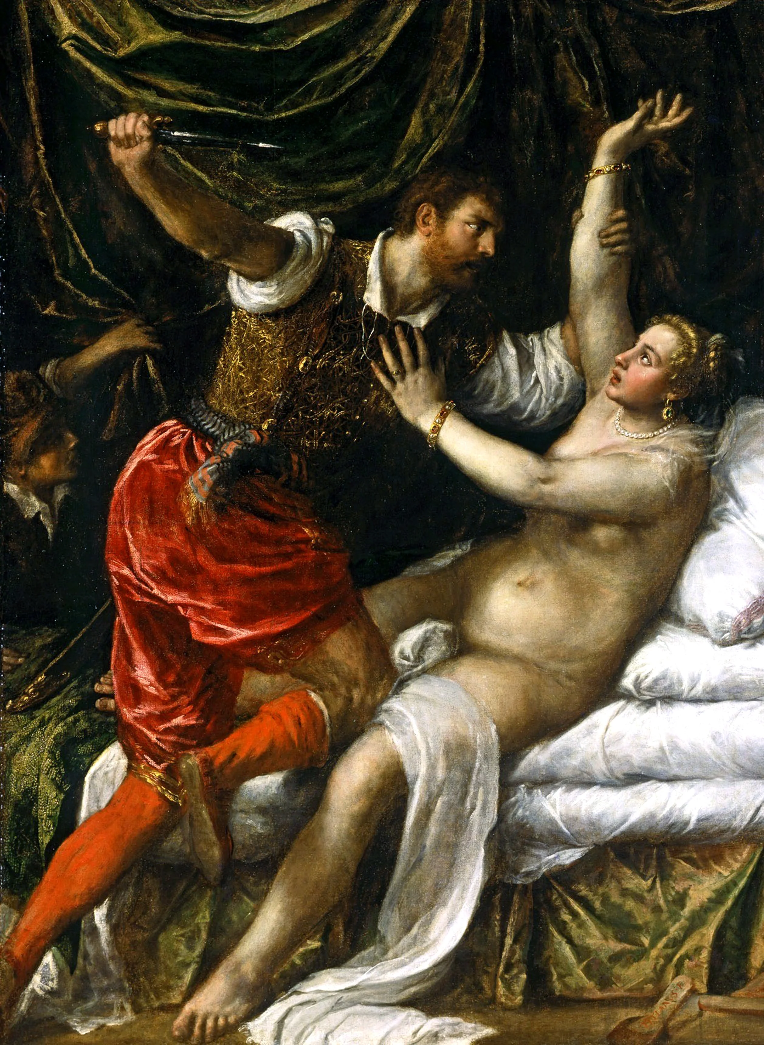 Tarquin and Lucretia, detail