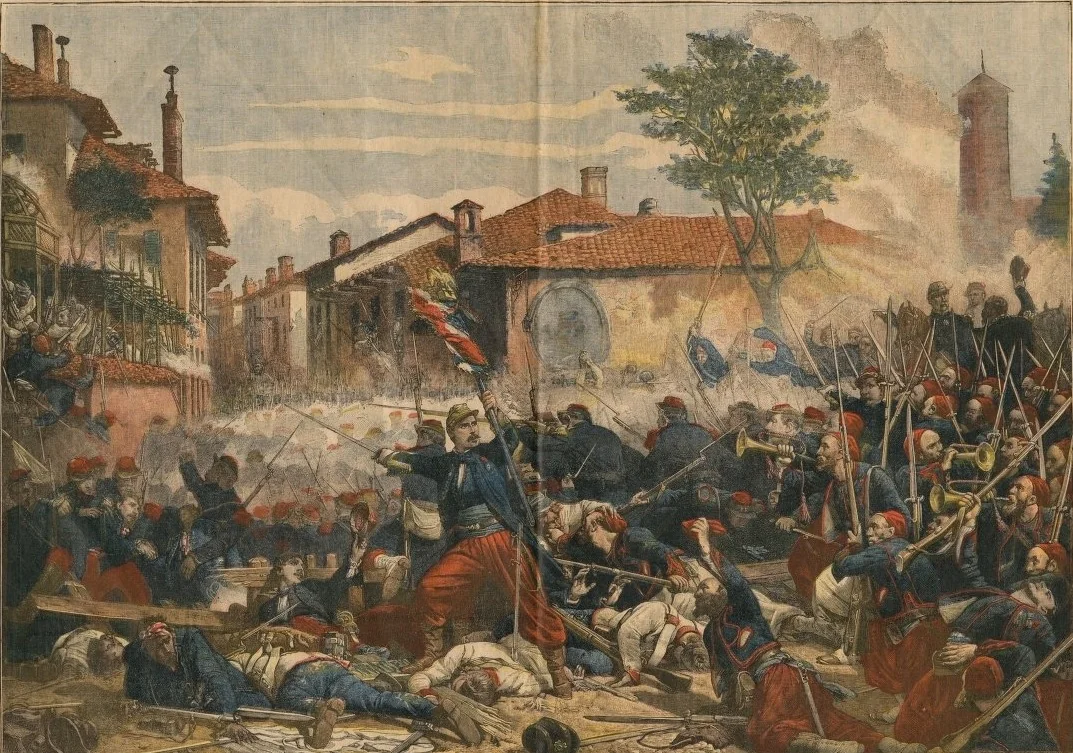 Bataille de Magenta, detail