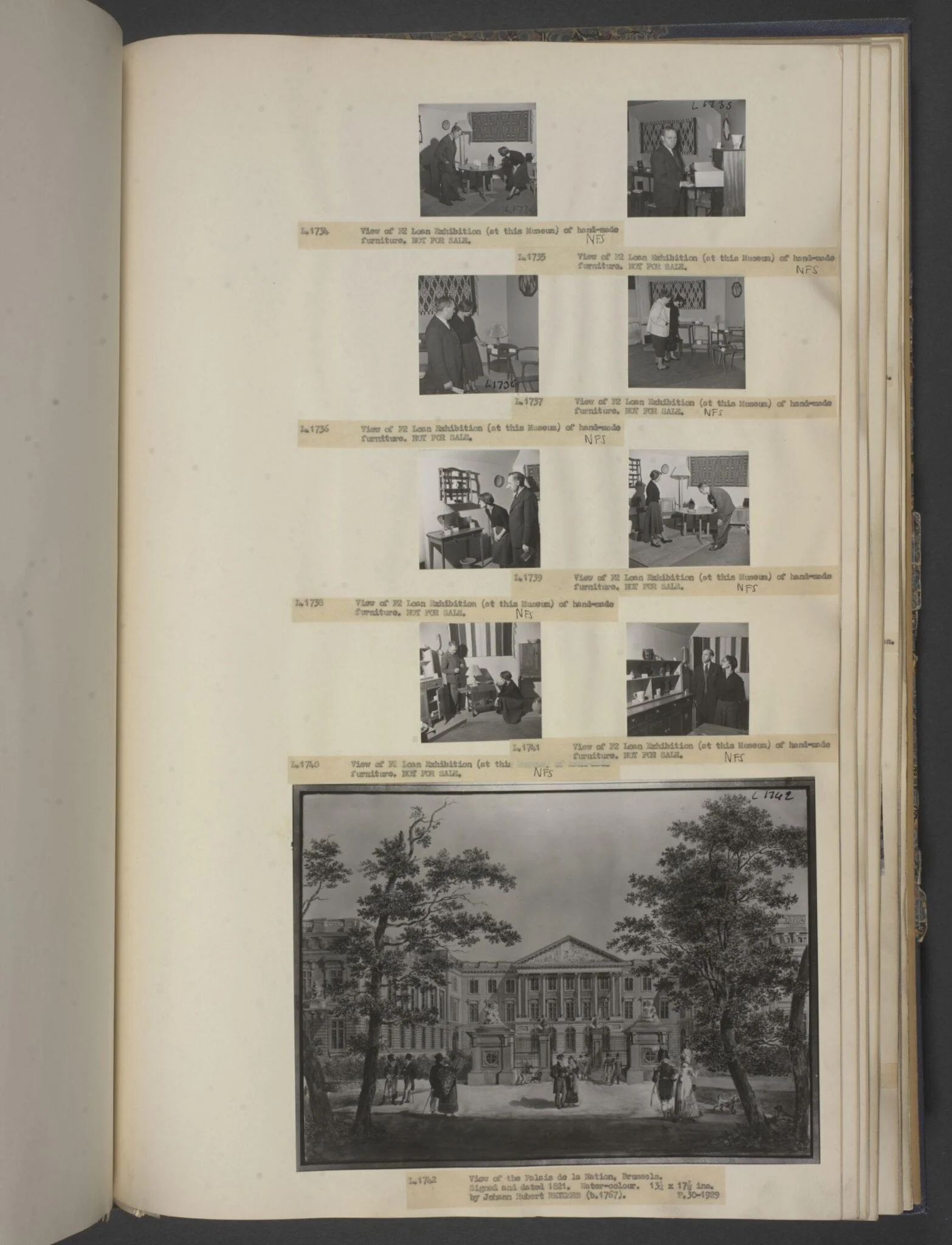 View of the Palais de la Nation, Brussels, detail