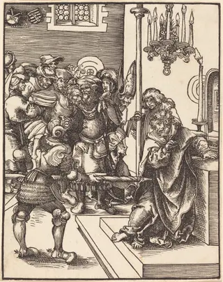 Saint Thomas, by Lucas Cranach the Elder, ink, 1512