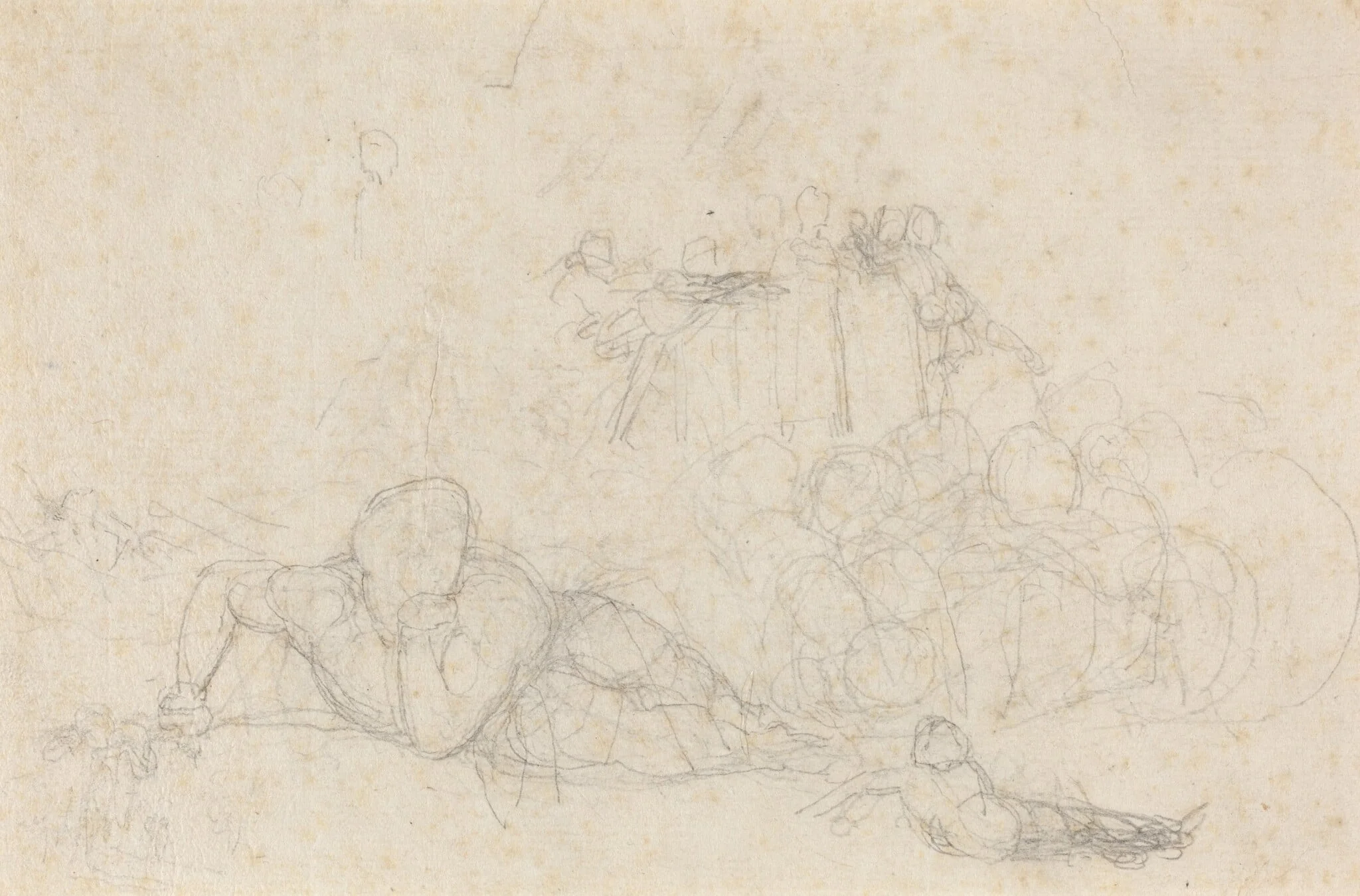 Sheet of Studies, detail