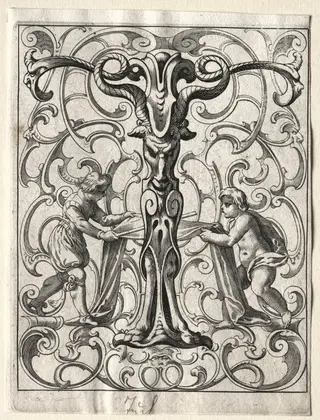 New ABC Booklet:  T, by Lucas Kilian, 1627