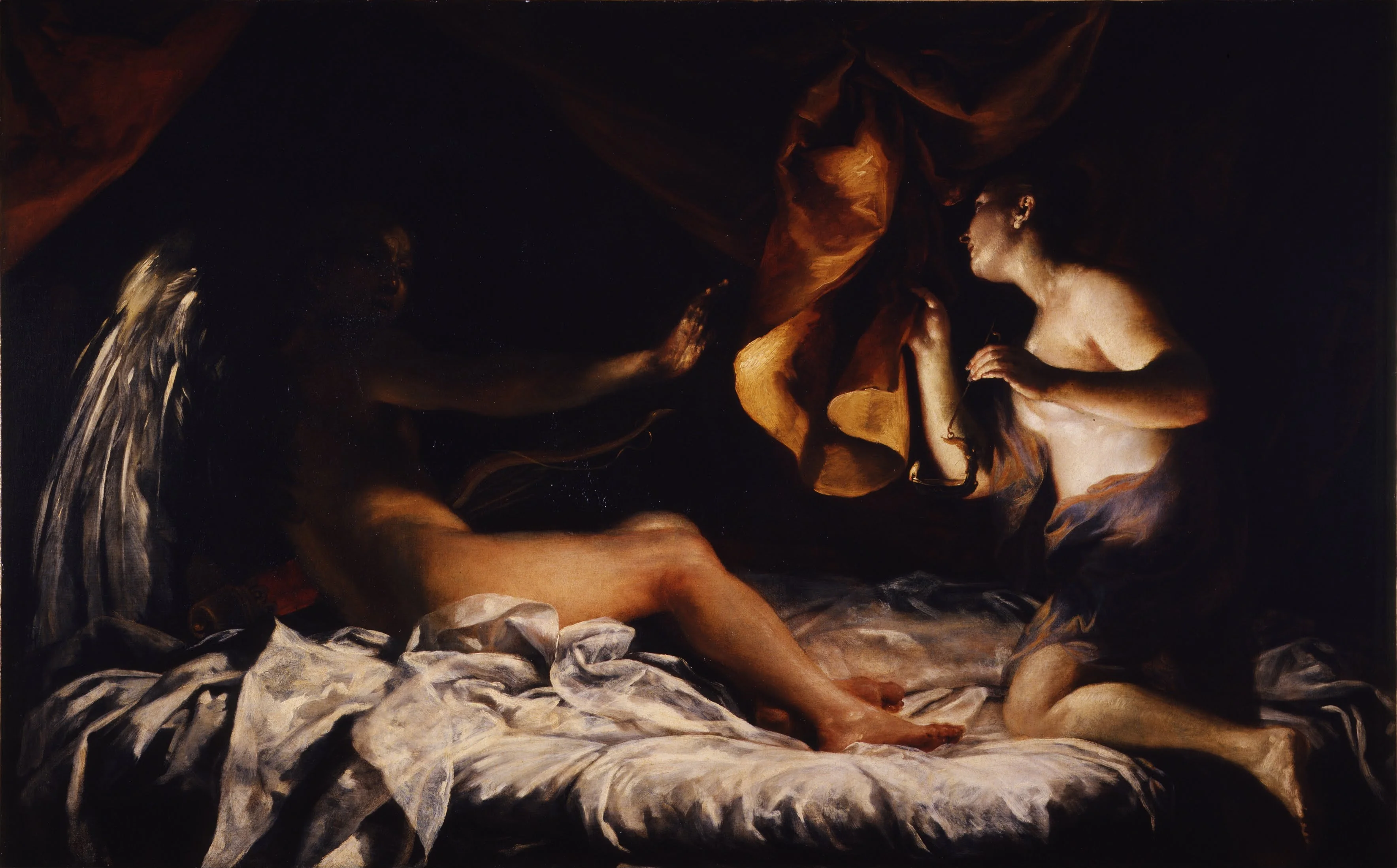 Amor and Psyche (Crespiego), detail