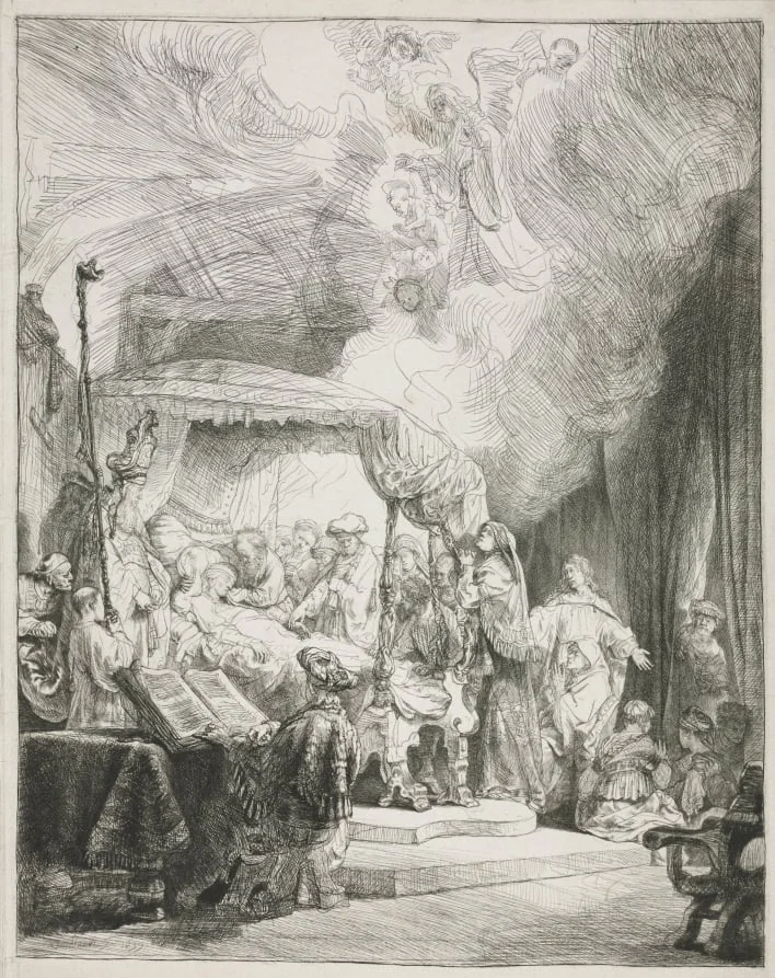 Death of the Virgin, detail