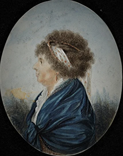 Portrait of an elder Lady, detail