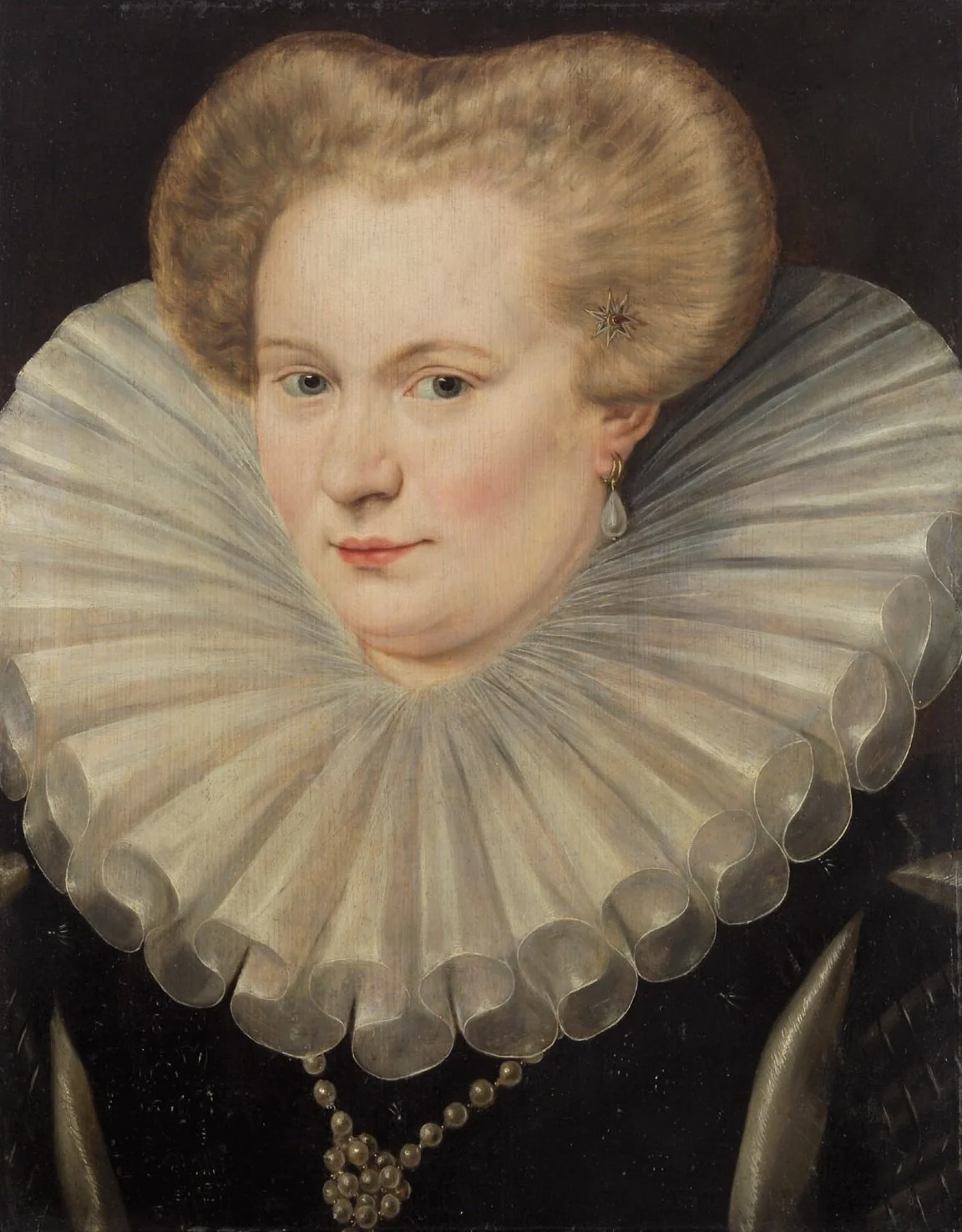 Weibliches Bildnis, detail