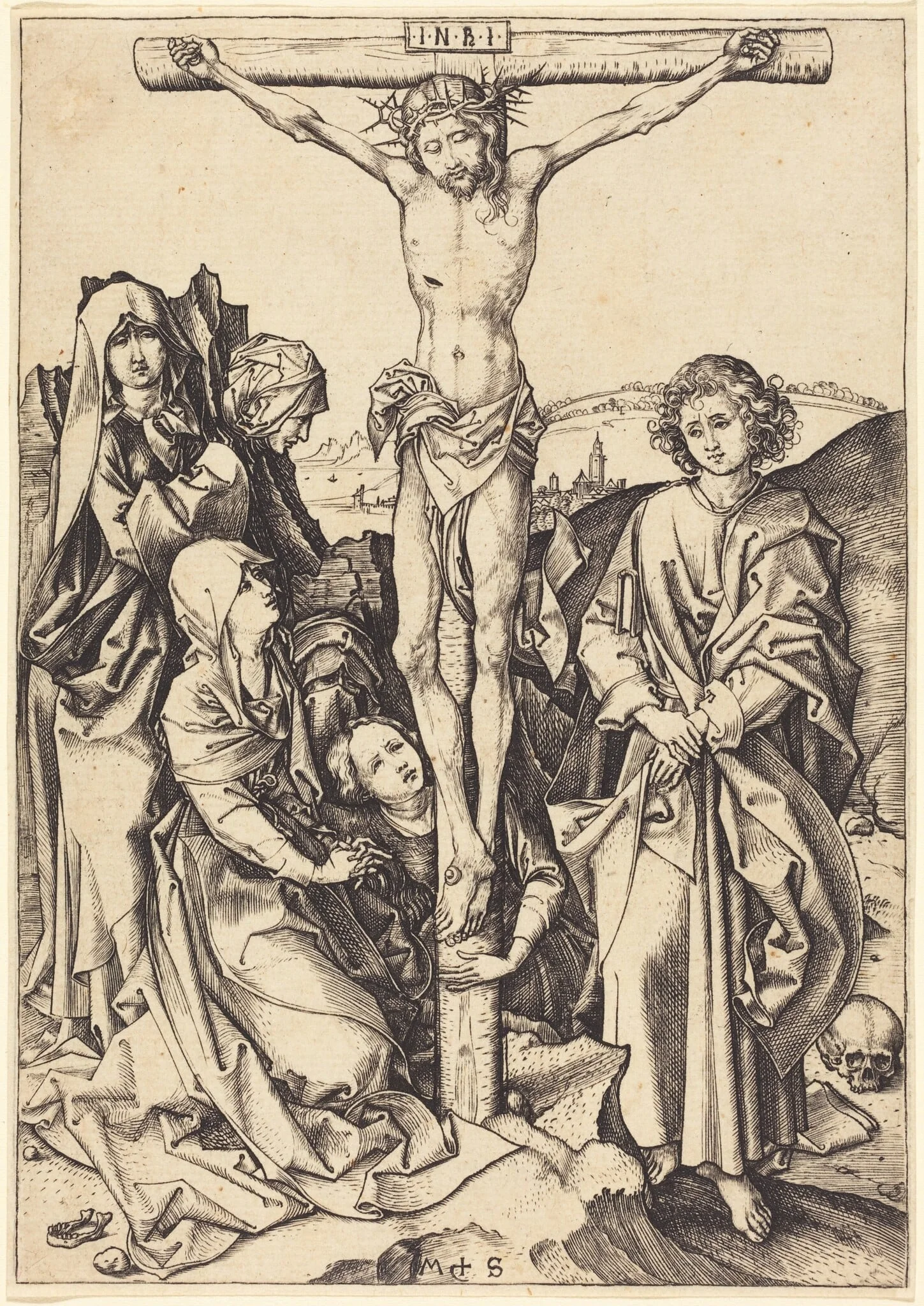 The Crucifixion, detail