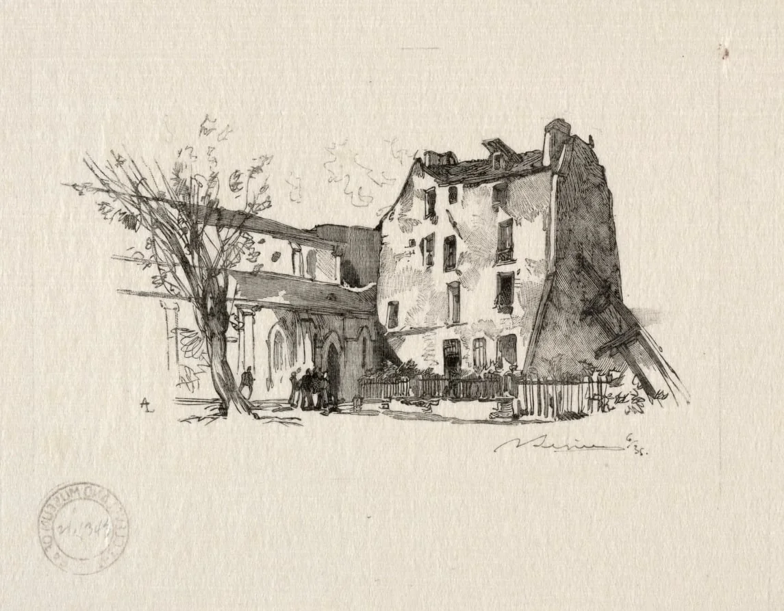 St. Julien le Pauvre: Le Presbytère, detail