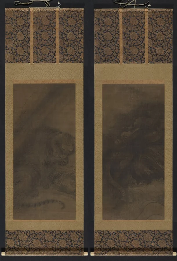 Dragon; Tiger, detail