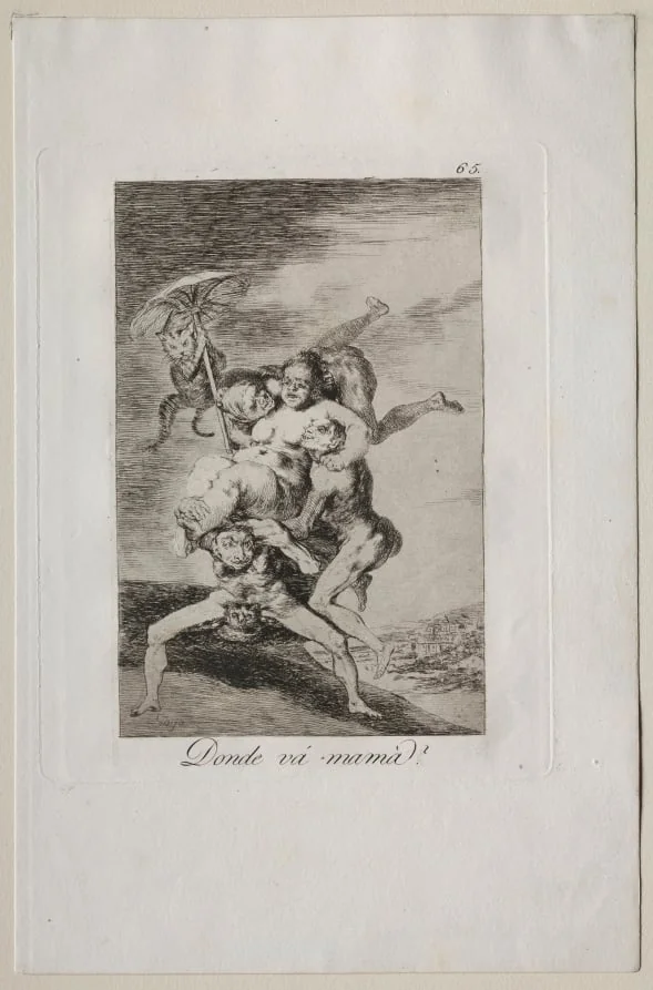 Where is Mother Going?, Plate 65, detail