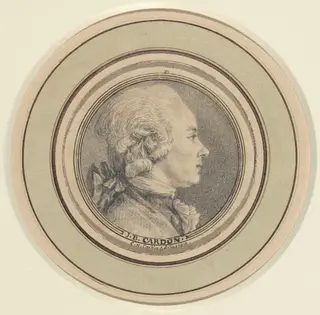 J.B. Cardon, by Charles-Nicolas Cochin II, chalk, 1782