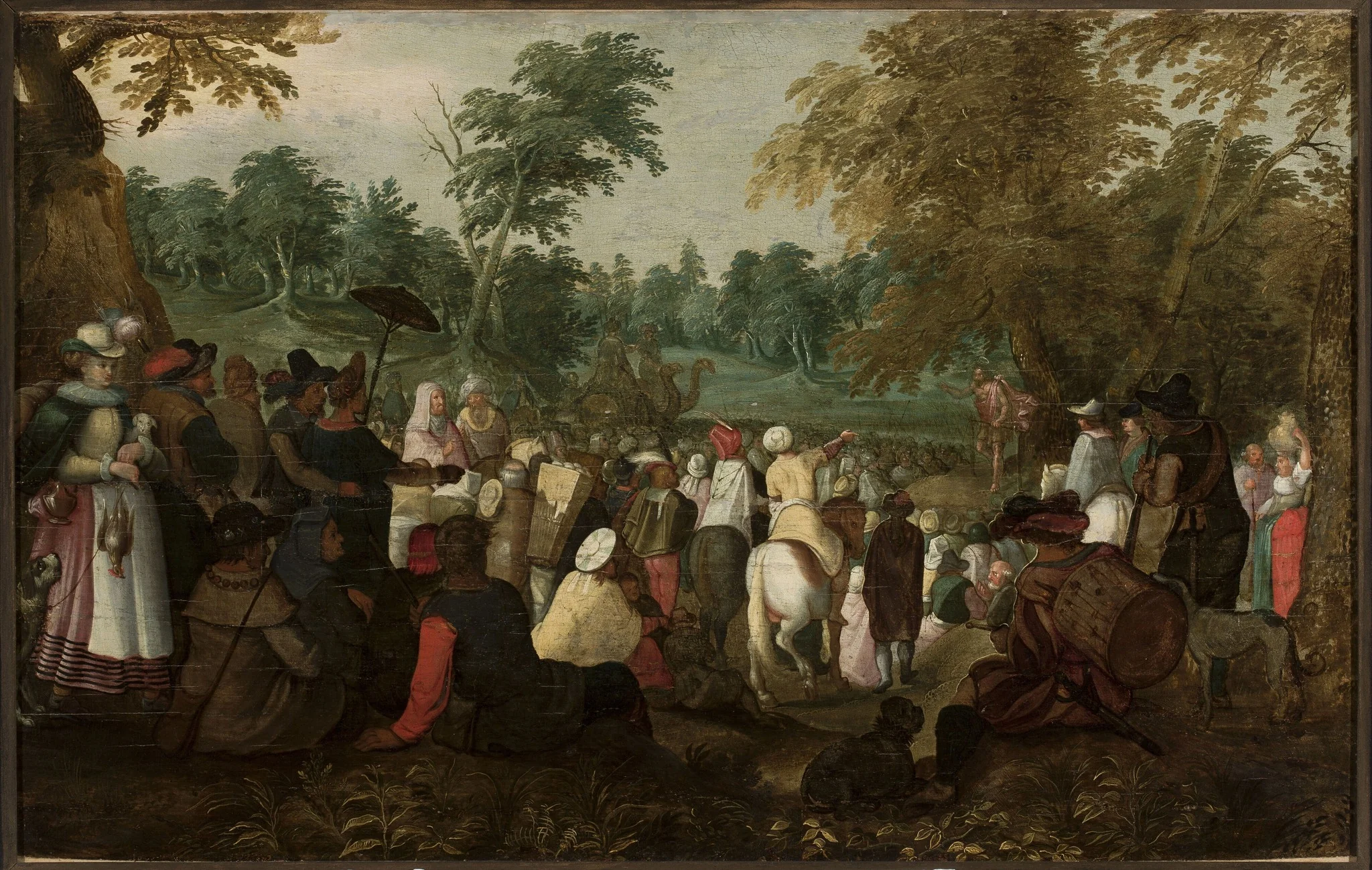 Sermon of St. John, detail