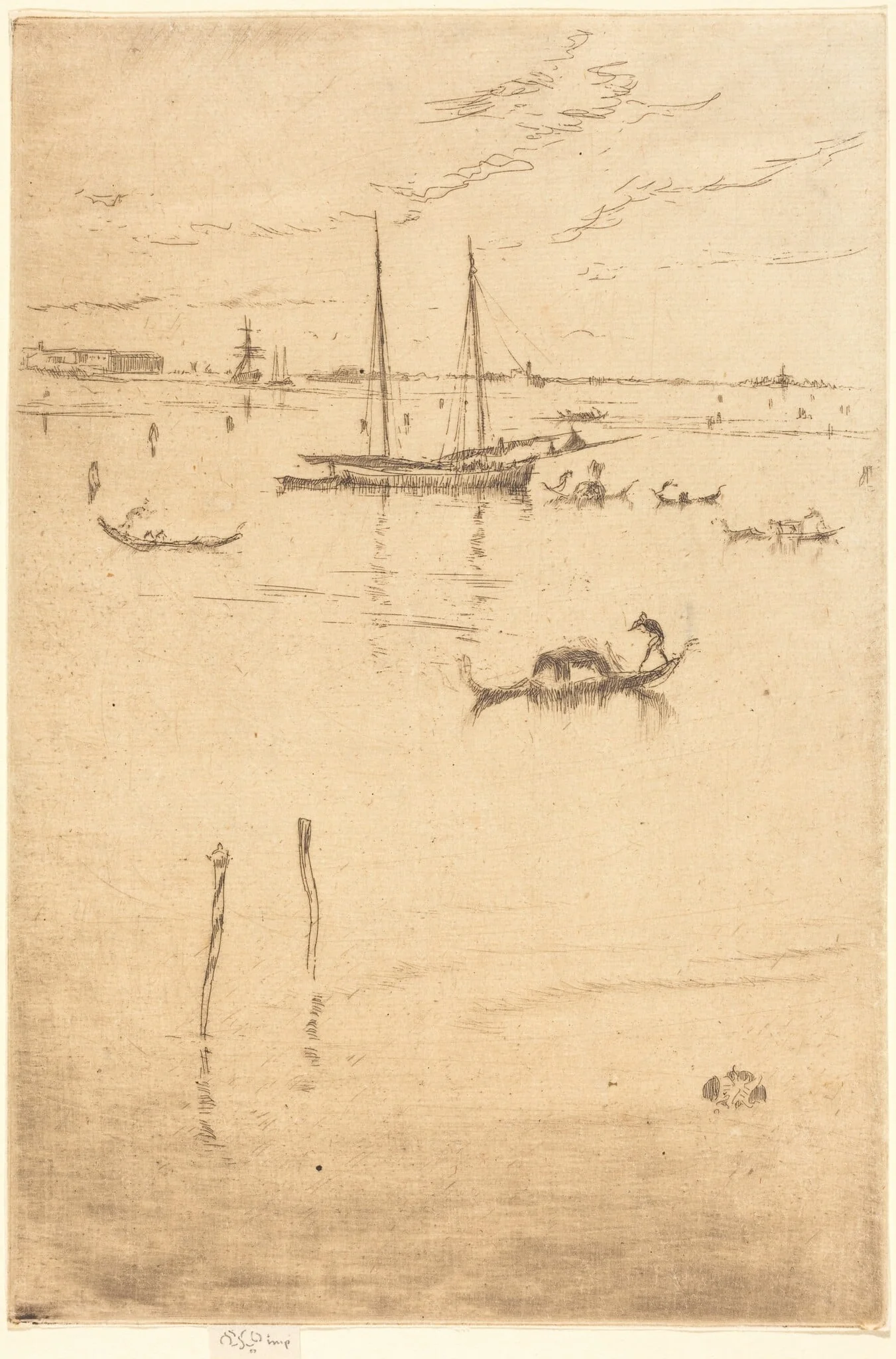 The Little Lagoon, detail