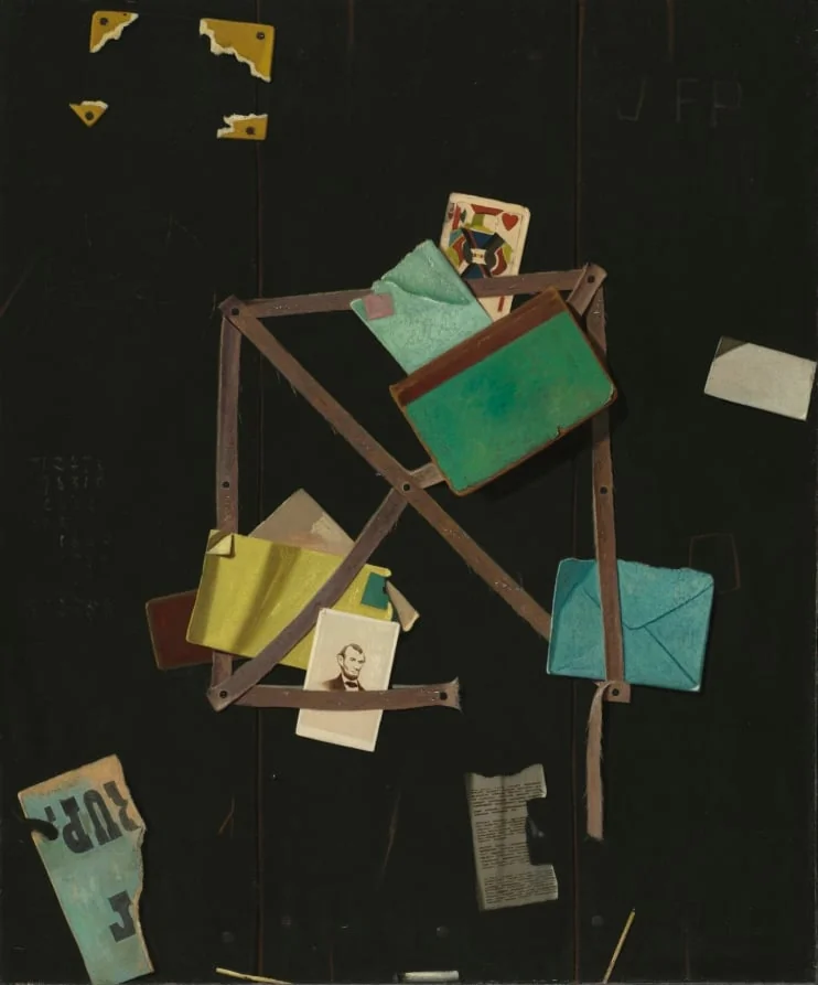 Card Rack with a Jack of Hearts, detail