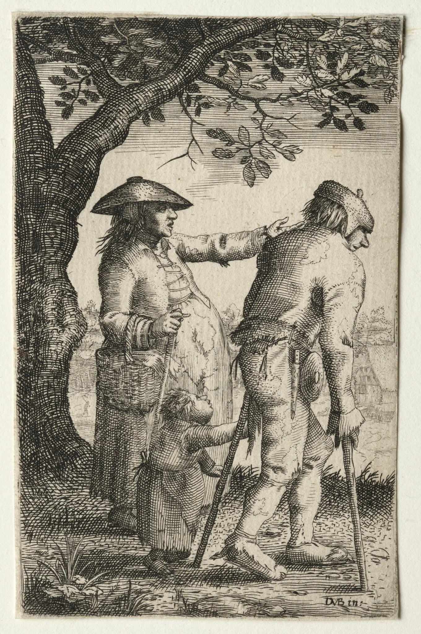 Peasant Family, detail