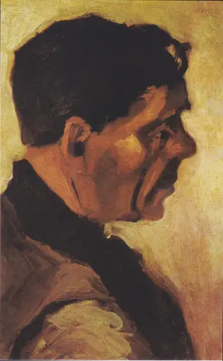 Head of a Man, by Vincent van Gogh, oil