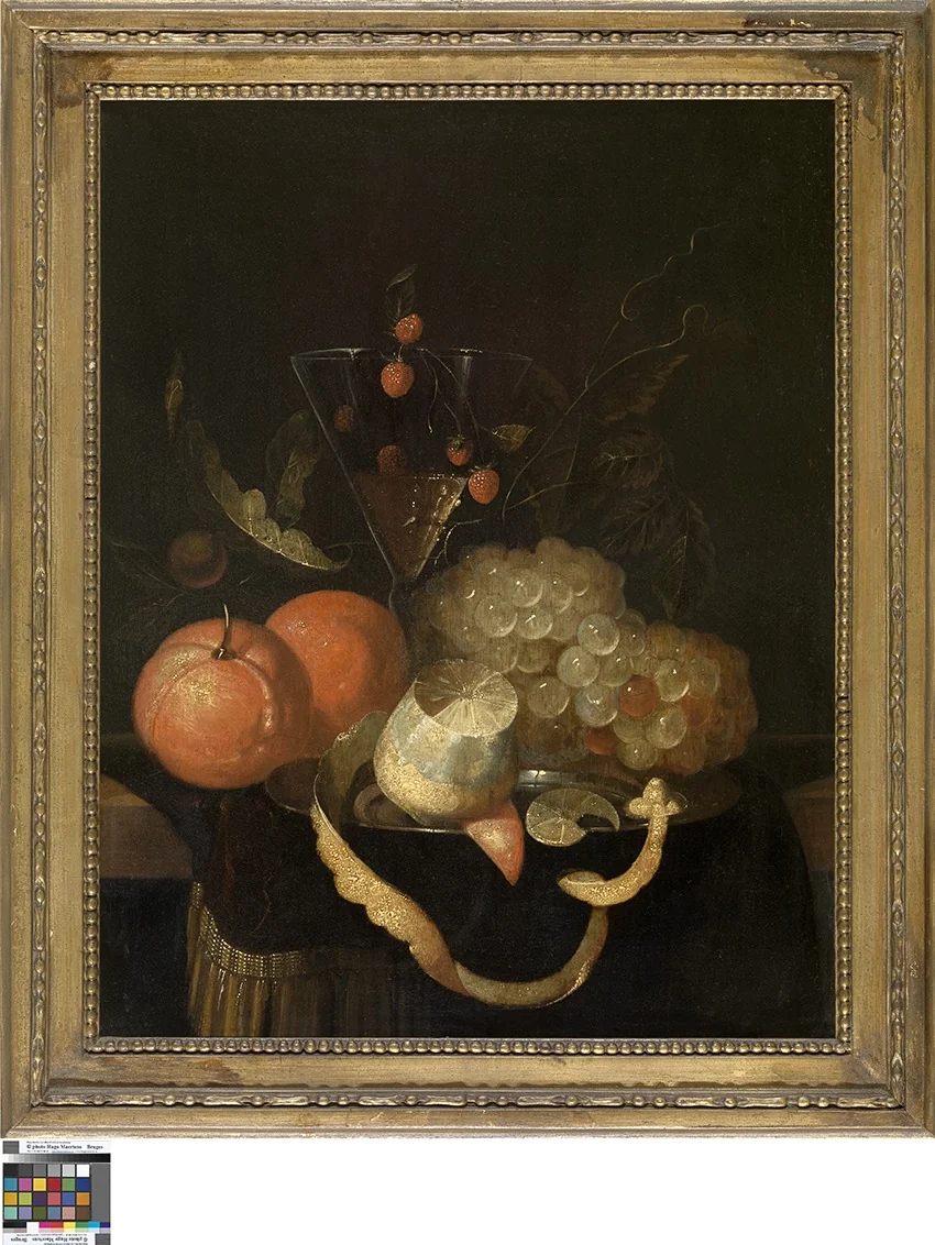 Stilleven met fruit, detail