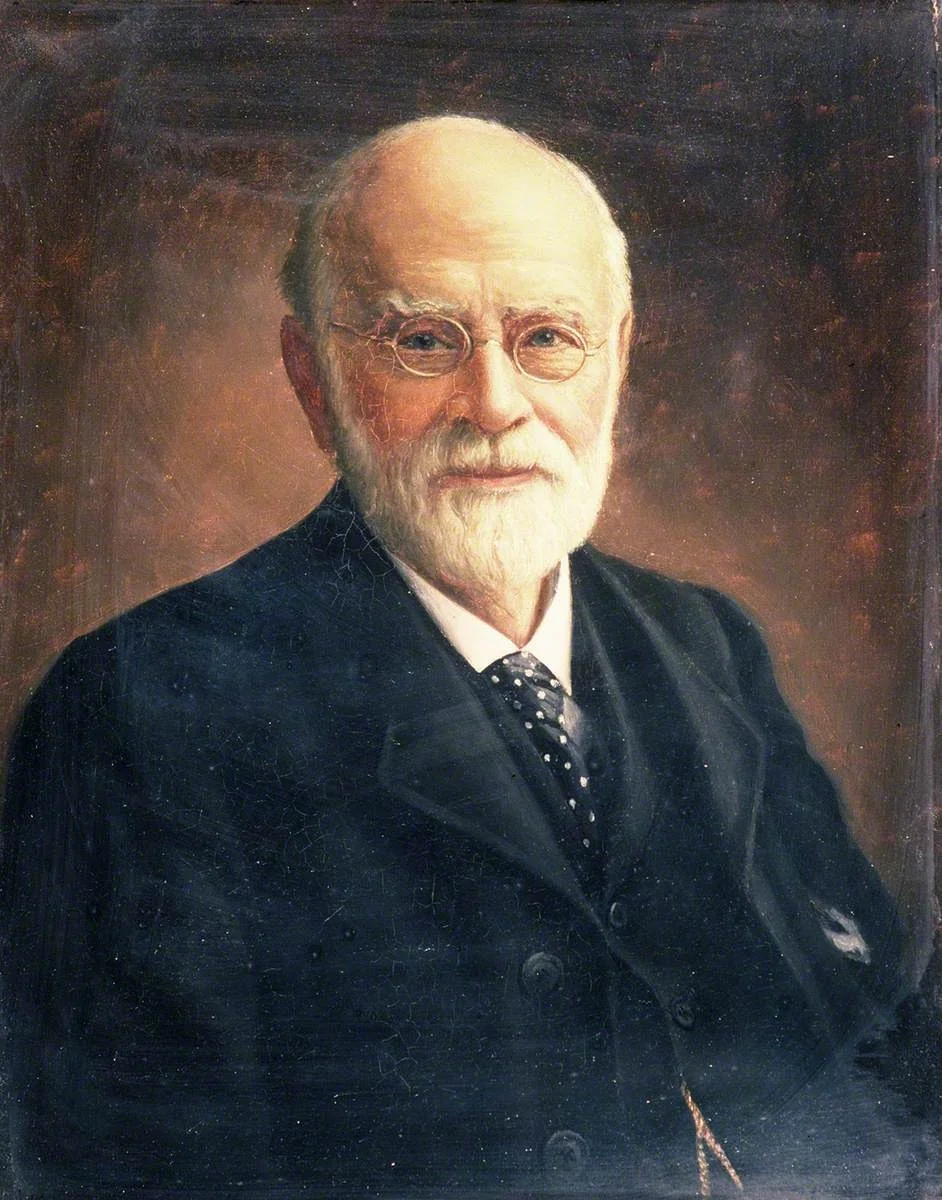 Professor David Jenkins (1848–1915), detail