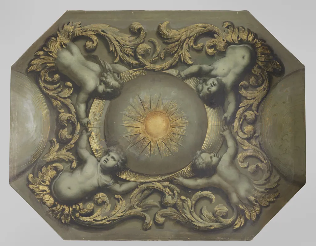Schildering horend bij een plafond, by Theodor van der Schuer, oil, 1690