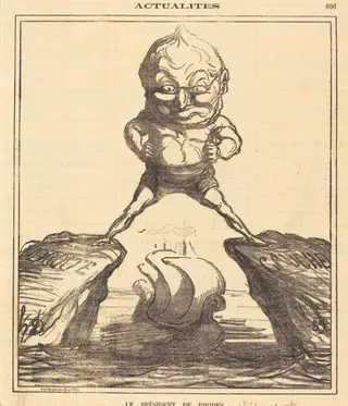 Le Président de Rhodes, by Honoré Daumier, 1871