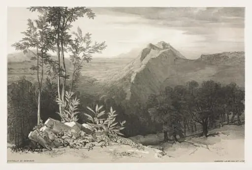 Civitella di Subiaco, by Edward Lear, 1840