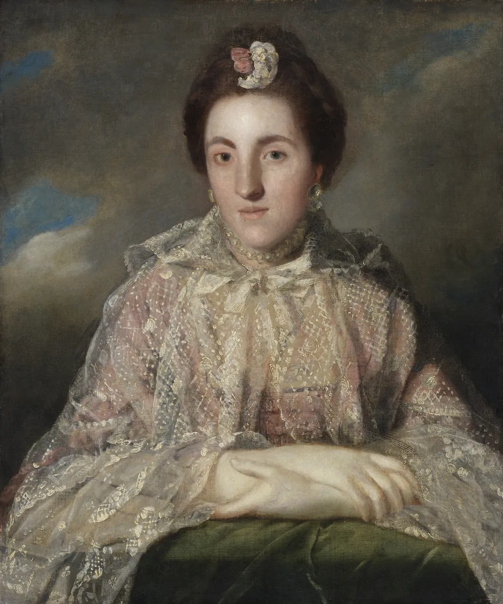 Portrait of Mrs William Fortescue (1733/34-1820), later Countess of Clermont, by Joshua Reynolds, oil, 1761