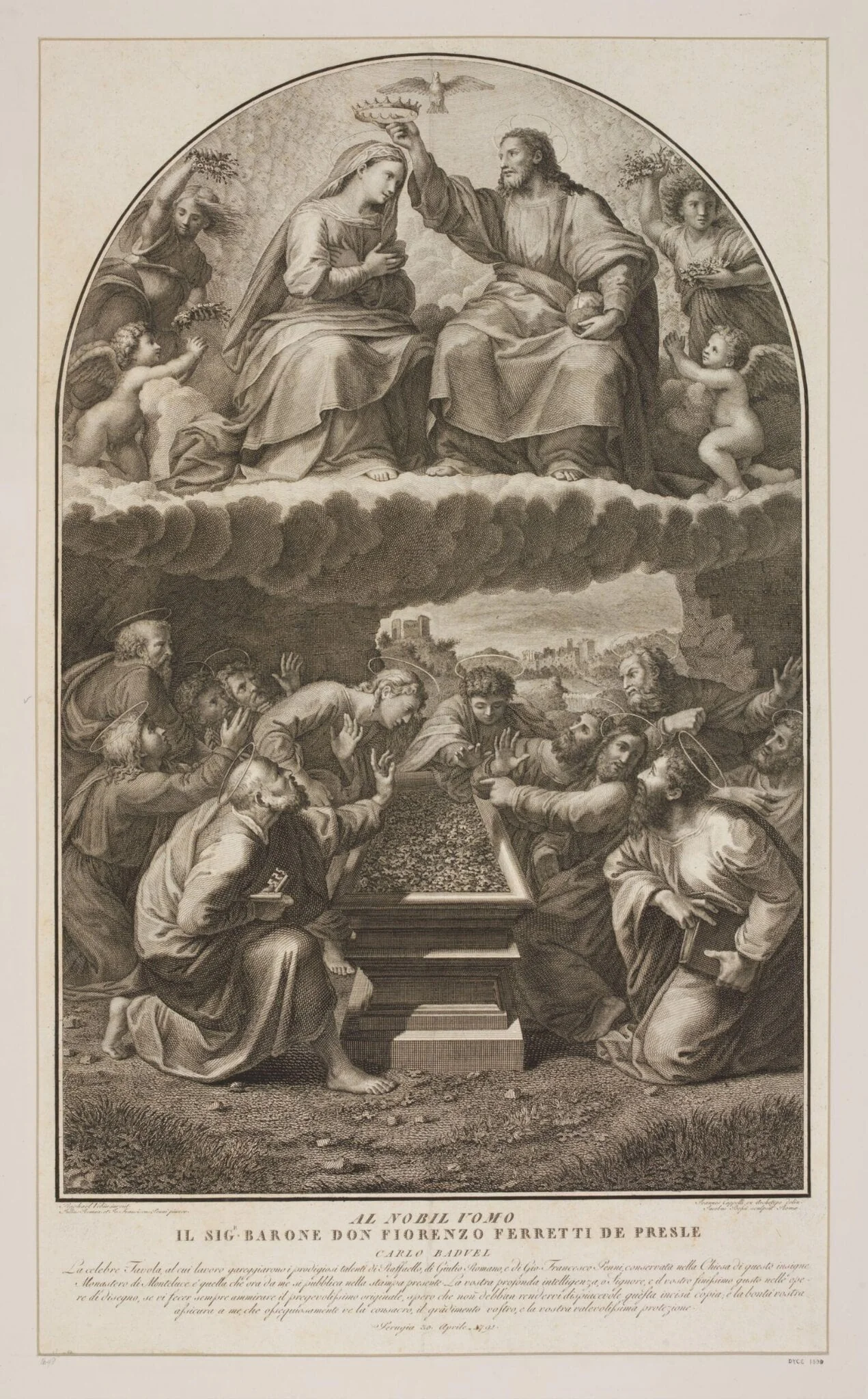 Assumption of the Virgin, detail