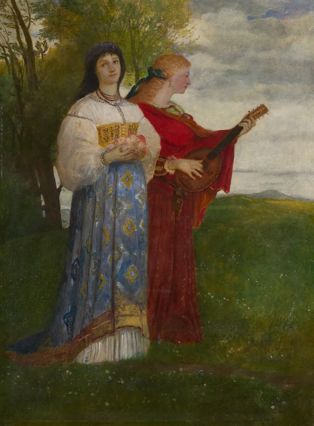 In springtime, by Arnold Böcklin, oil, 1873