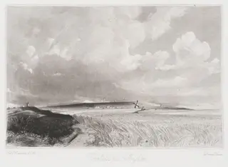 Cornfields near Brighton, by John Constable
