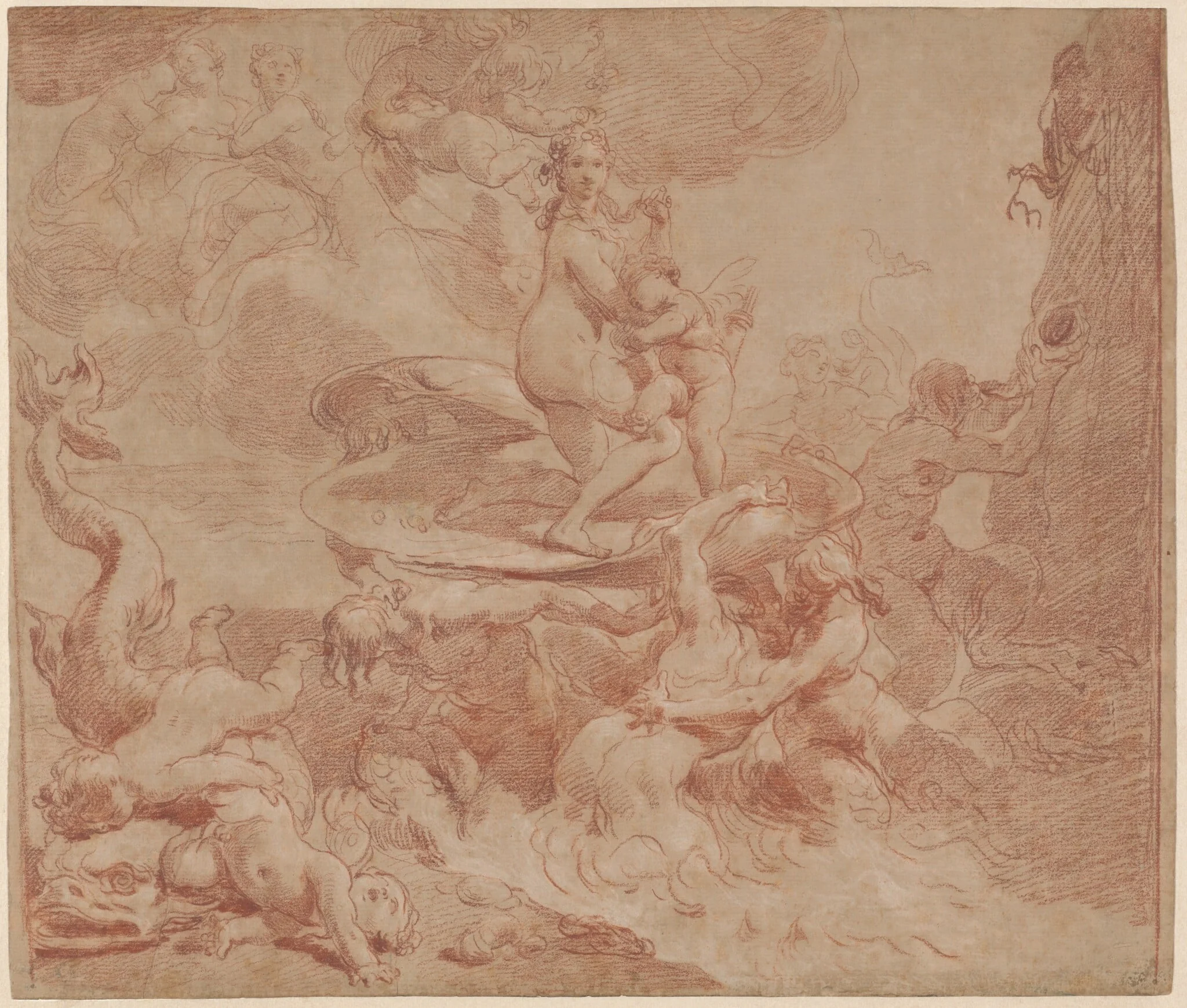 The Birth of Venus, detail