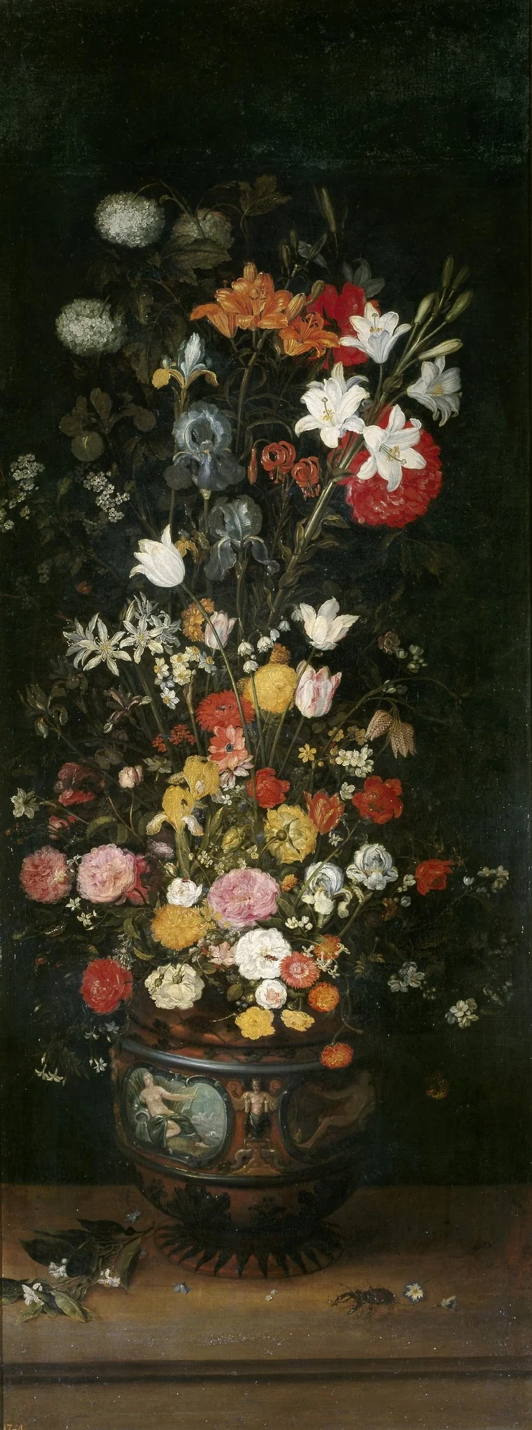 Vase of Flowers, detail